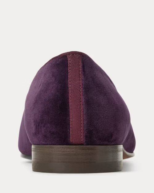 Ralph Lauren Alonzo Standing Horse Velvet Slipper