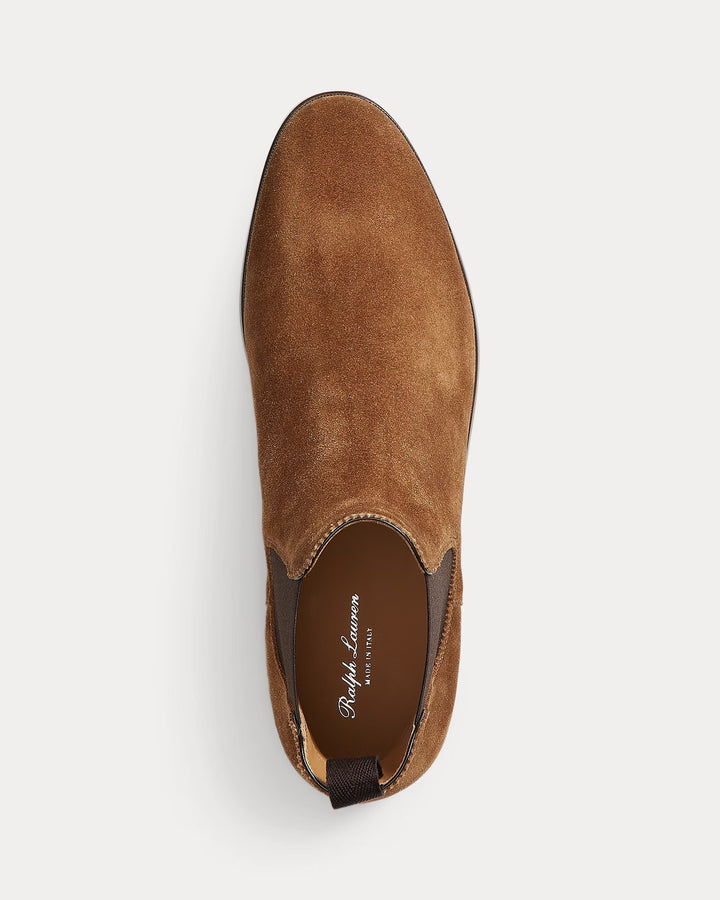 Ralph Lauren Grantly Calf-Suede Chelsea Boot