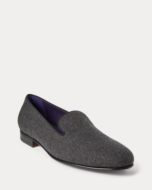 Ralph Lauren Alonzo Wool Flannel Slipper