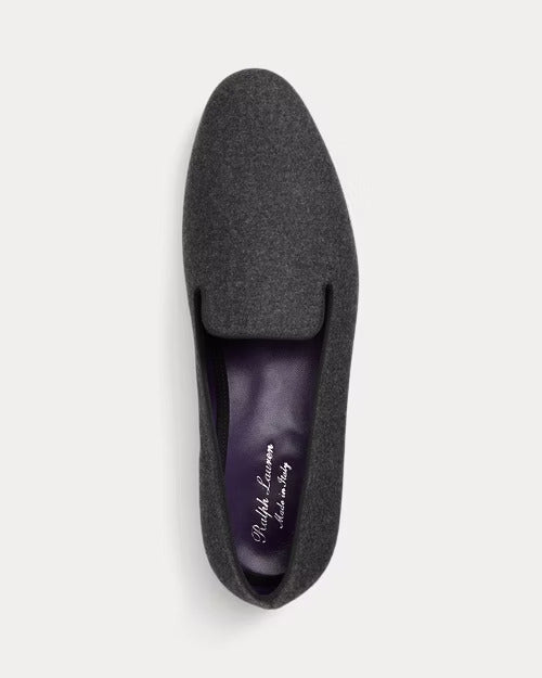 Ralph Lauren Alonzo Wool Flannel Slipper
