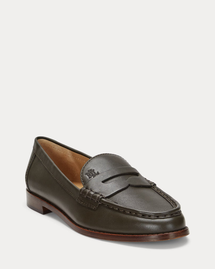Ralph Lauren Wynnie Nappa Leather Loafer