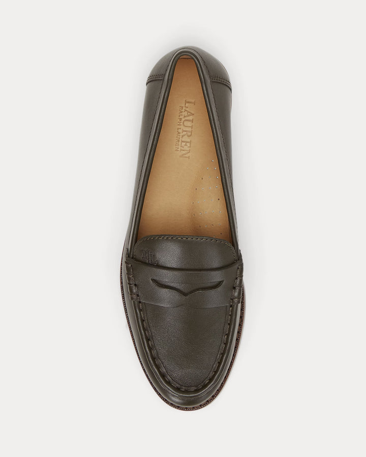 Ralph Lauren Wynnie Nappa Leather Loafer