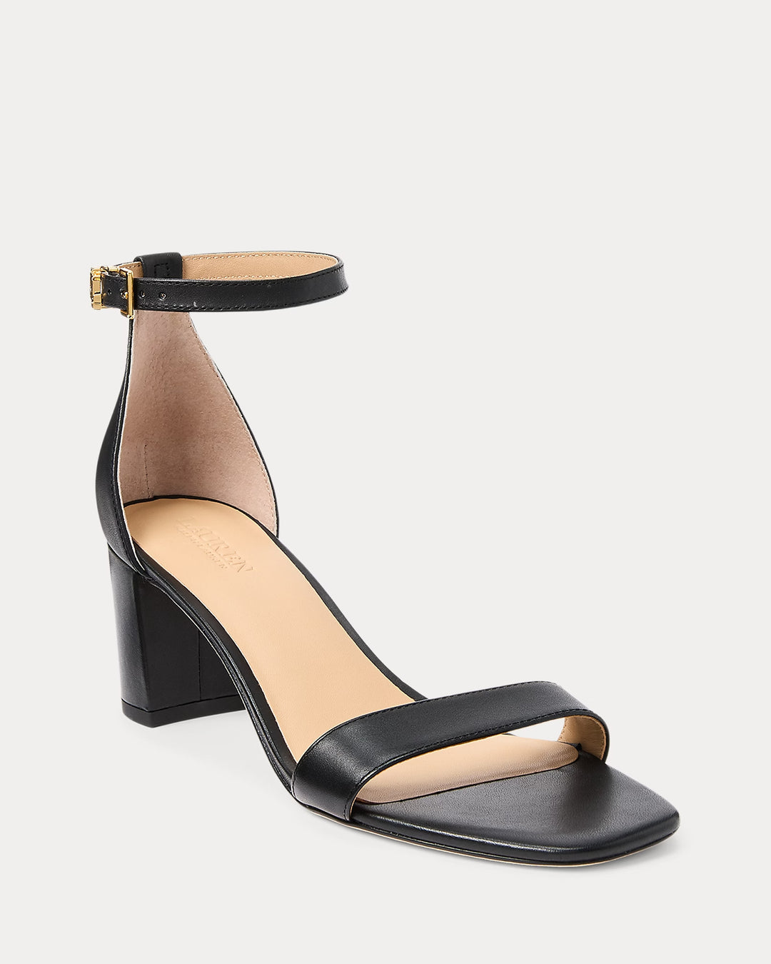 Ralph Lauren Logan Nappa Leather Sandal