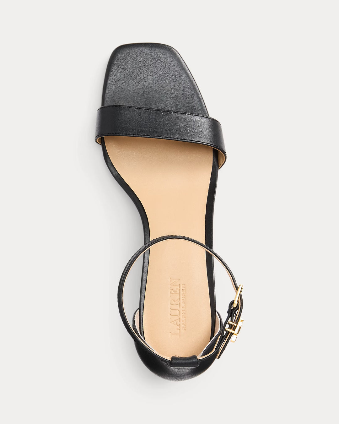 Ralph Lauren Logan Nappa Leather Sandal
