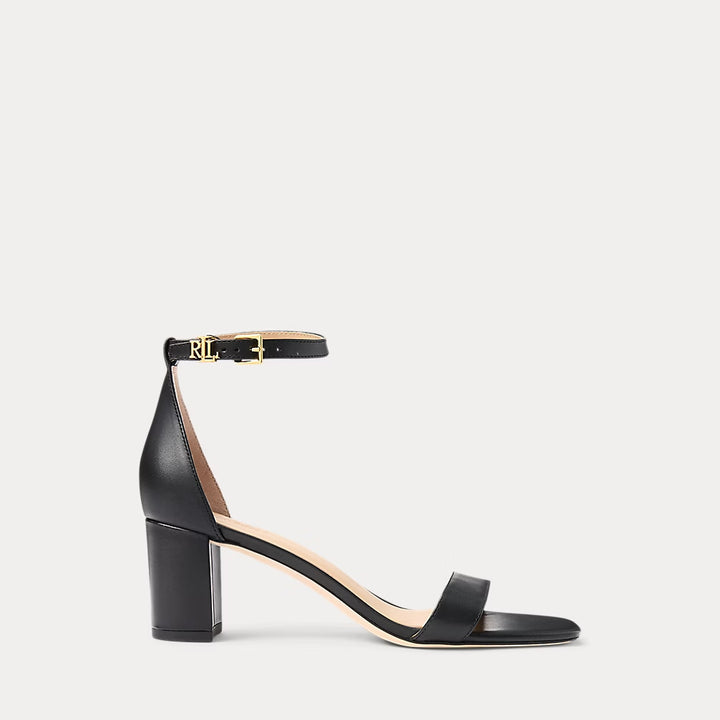 Ralph Lauren Logan Nappa Leather Sandal