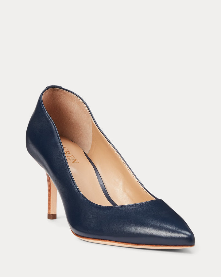Ralph Lauren Lanette Nappa Leather Pump