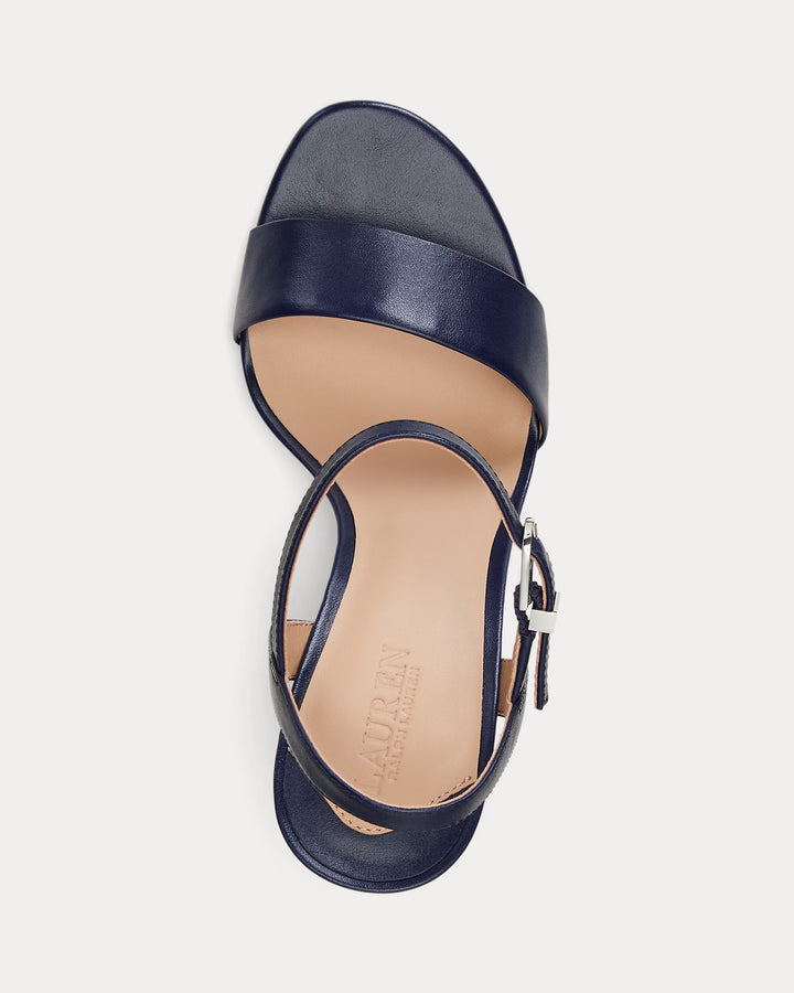 Ralph Lauren Gwen Nappa Leather Sandal