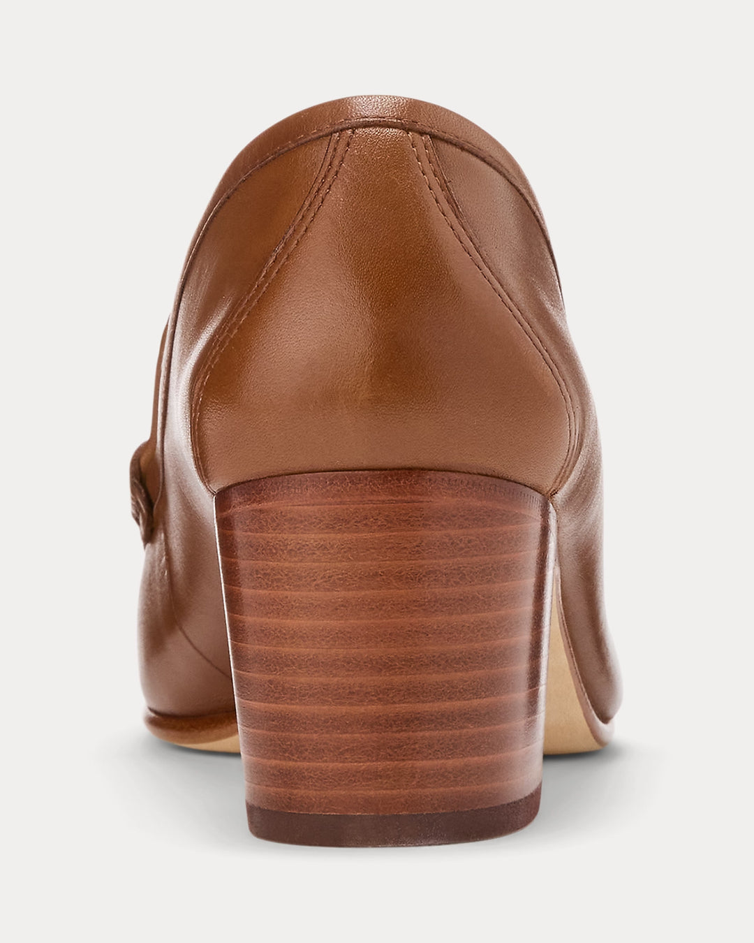 Ralph Lauren Winslet Burnished Leather Pump