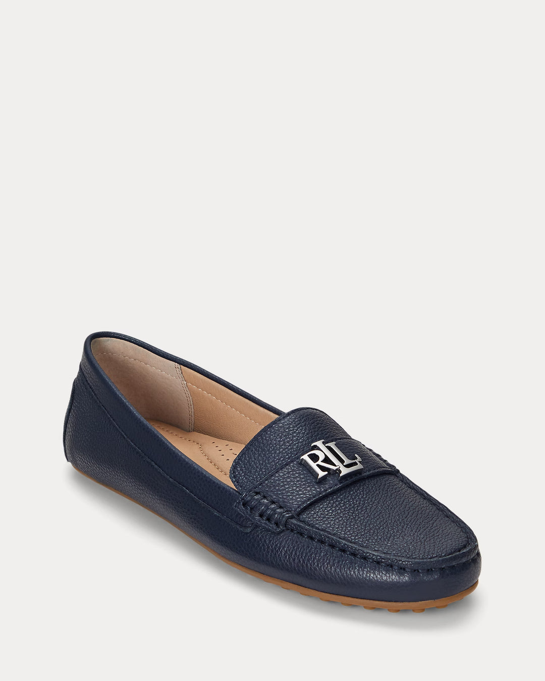 Ralph Lauren Barnsbury Pebbled Leather Driver