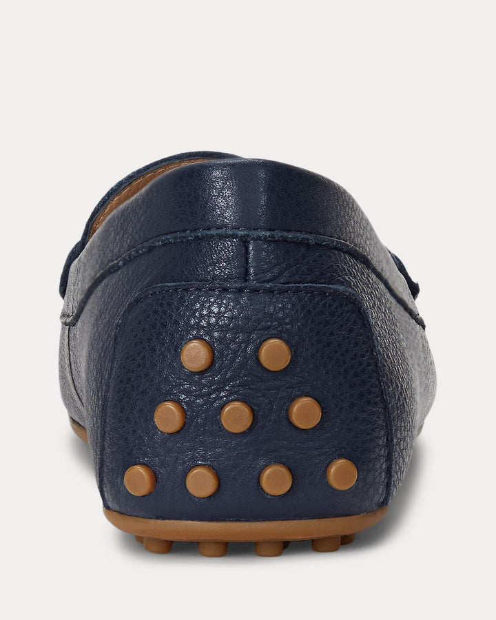 Ralph Lauren Barnsbury Pebbled Leather Driver