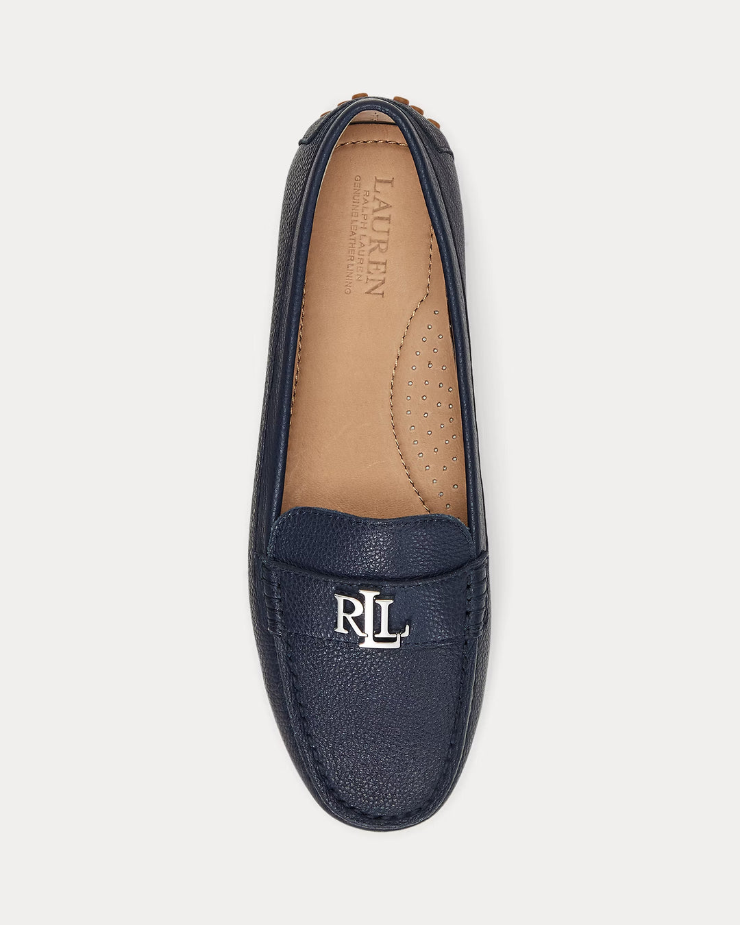 Ralph Lauren Barnsbury Pebbled Leather Driver