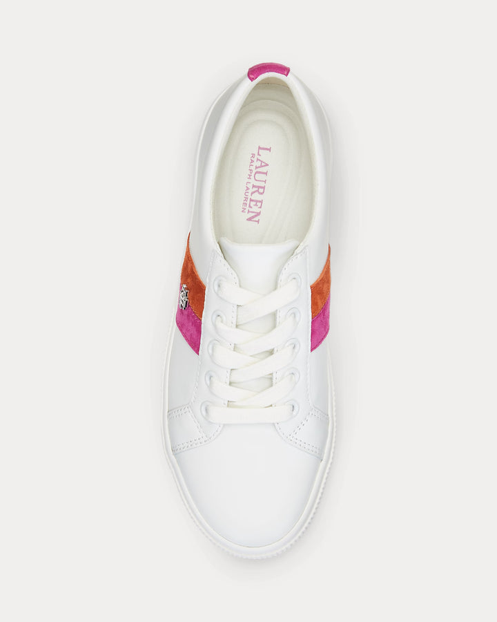 Ralph Lauren Janson II Leather & Suede Sneaker