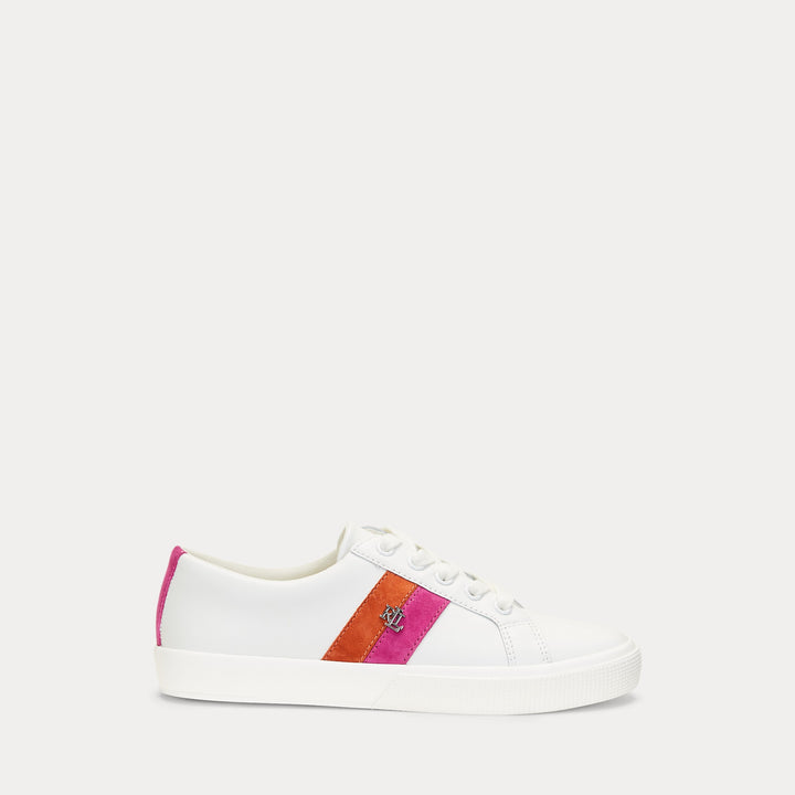 Ralph Lauren Janson II Leather & Suede Sneaker