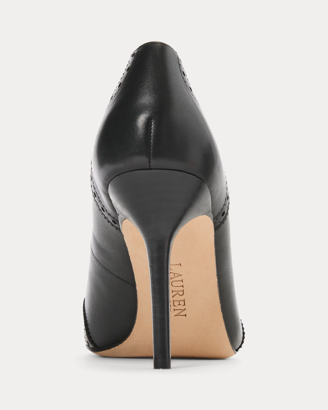 Ralph Lauren Lynden Burnished Leather Pump