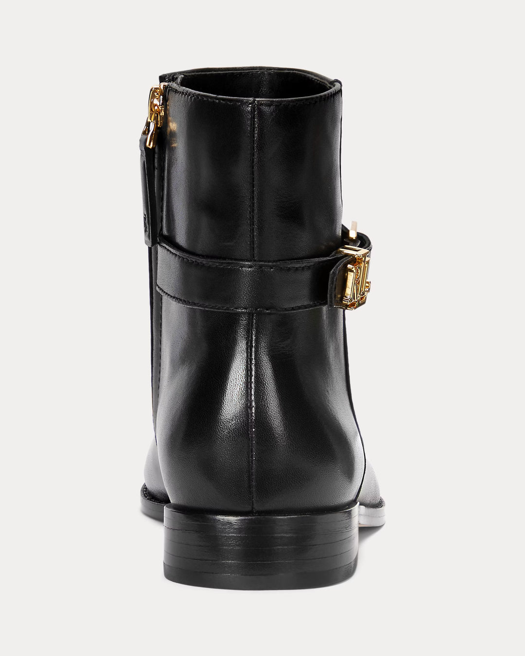 Ralph Lauren Brooke Burnished Leather Bootie