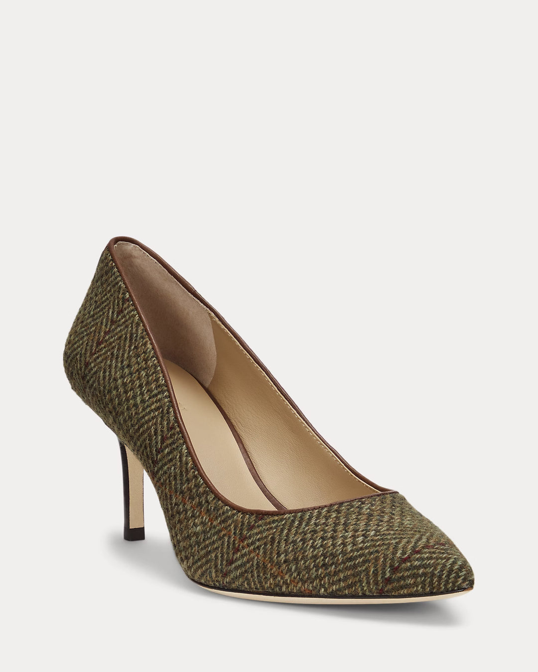 Ralph Lauren Lanette Herringbone Tweed Pump