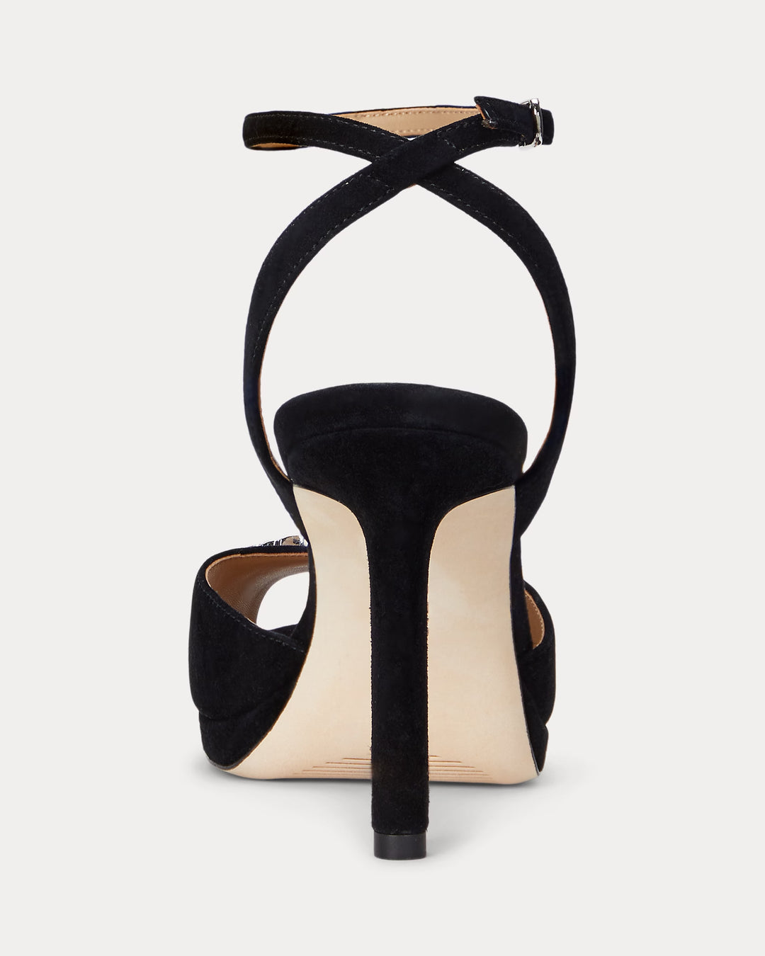 Ralph Lauren Kyla Embellished Suede Sandal