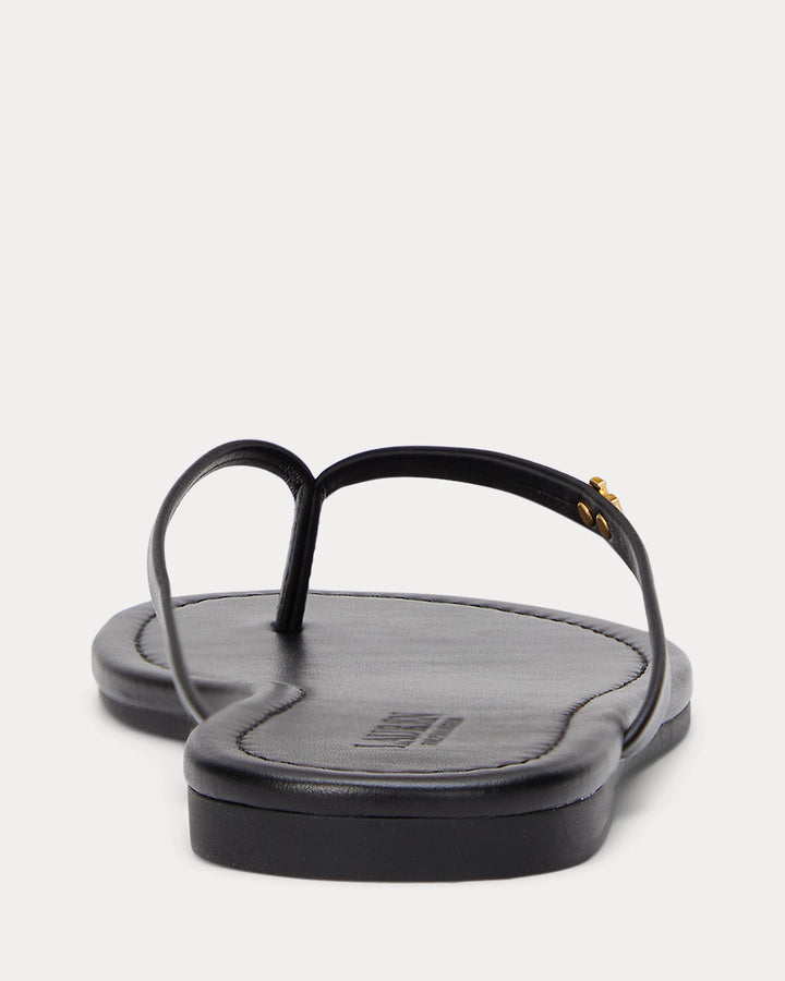 Ralph Lauren Raquel Leather Flip-Flop