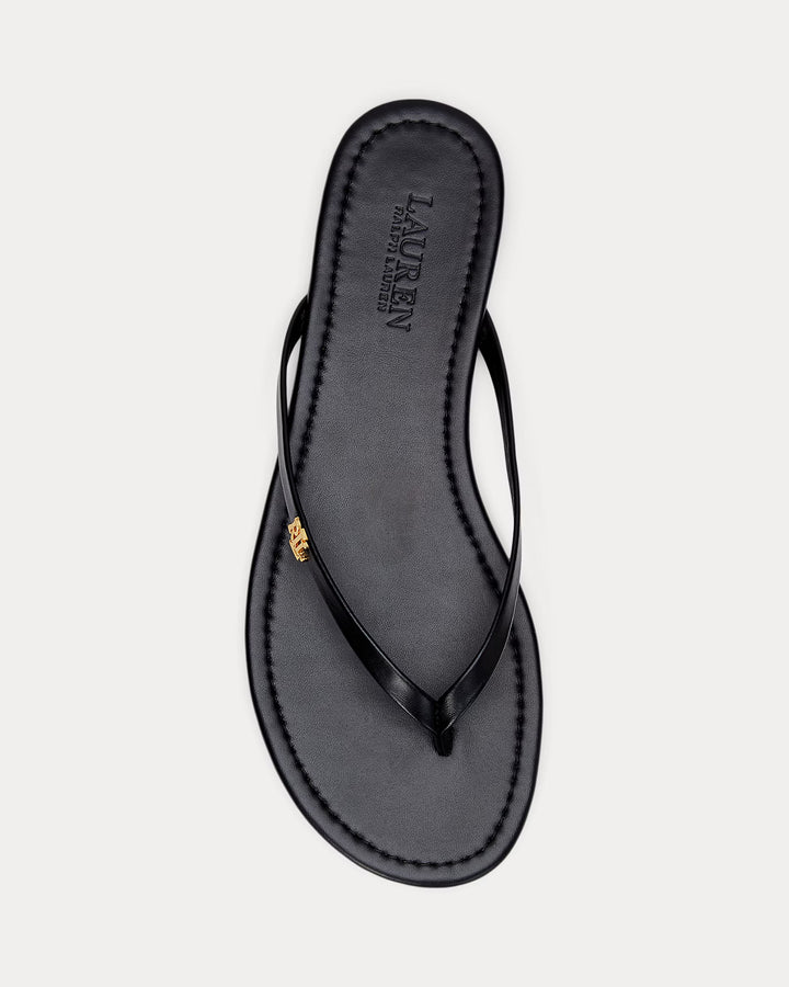 Ralph Lauren Raquel Leather Flip-Flop