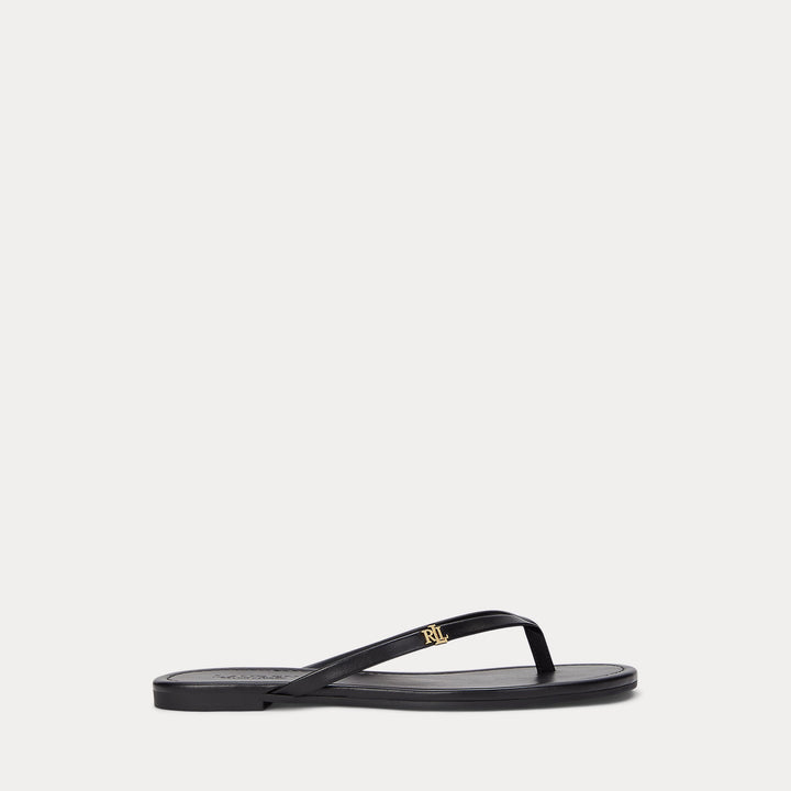 Ralph Lauren Raquel Leather Flip-Flop