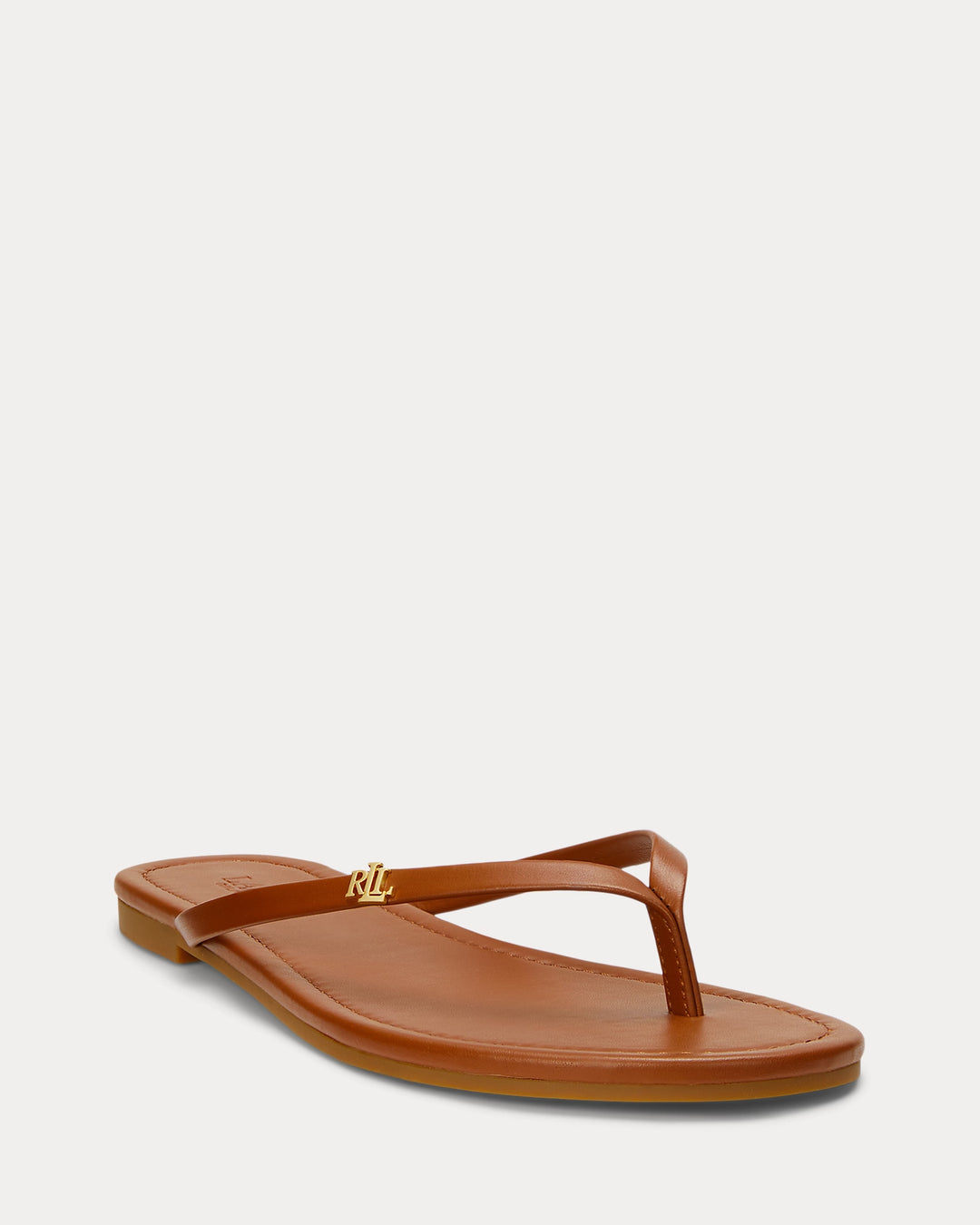 Ralph Lauren Raquel Leather Flip-Flop