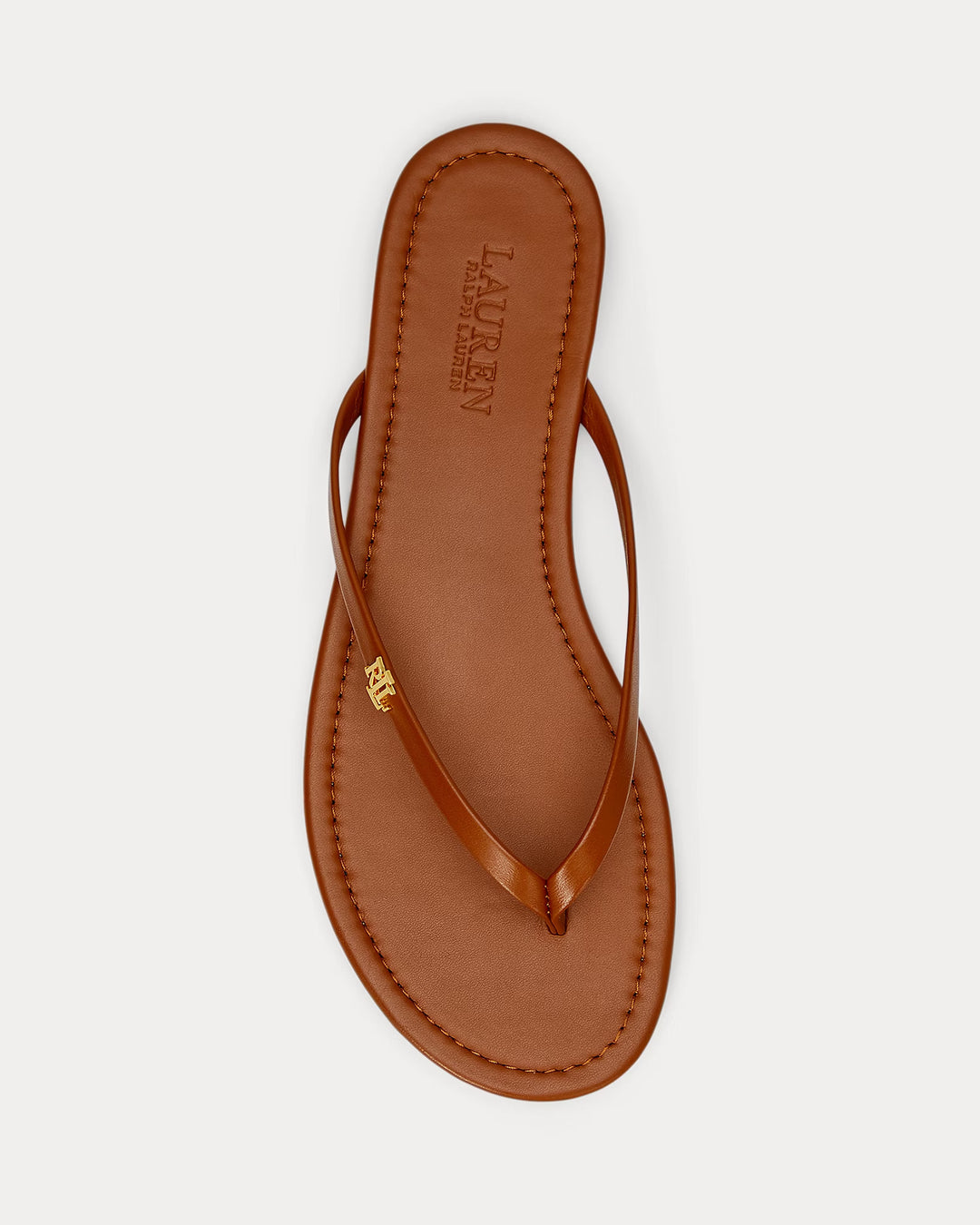 Ralph Lauren Raquel Leather Flip-Flop