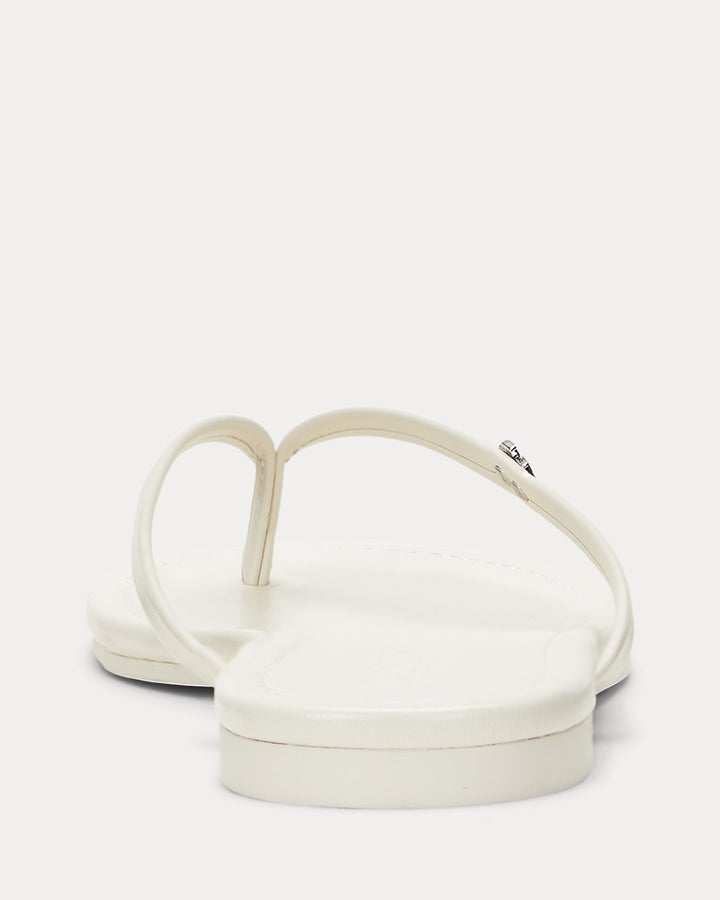 Ralph Lauren Raquel Leather Flip-Flop