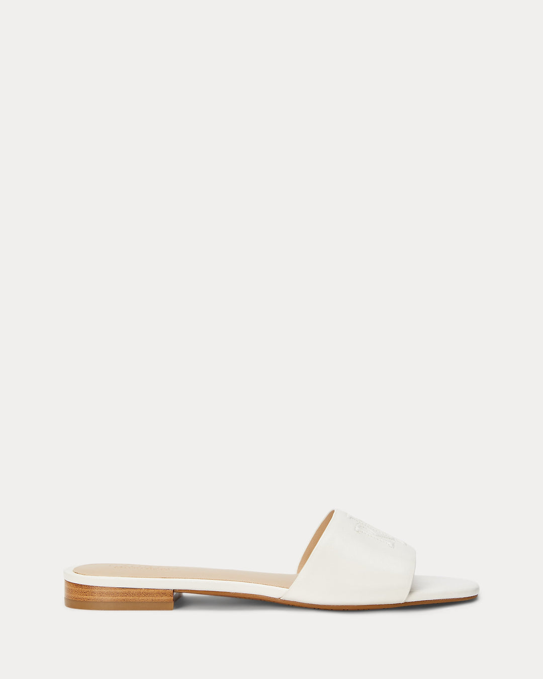 Ralph Lauren Everley Nappa Leather Slide Sandal