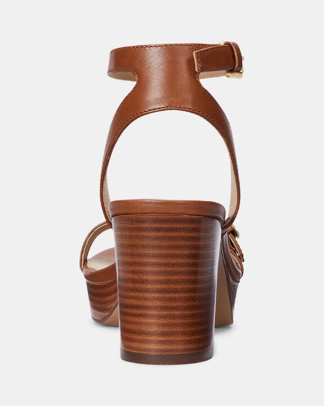 Ralph Lauren Melissah Calfskin Platform Sandal