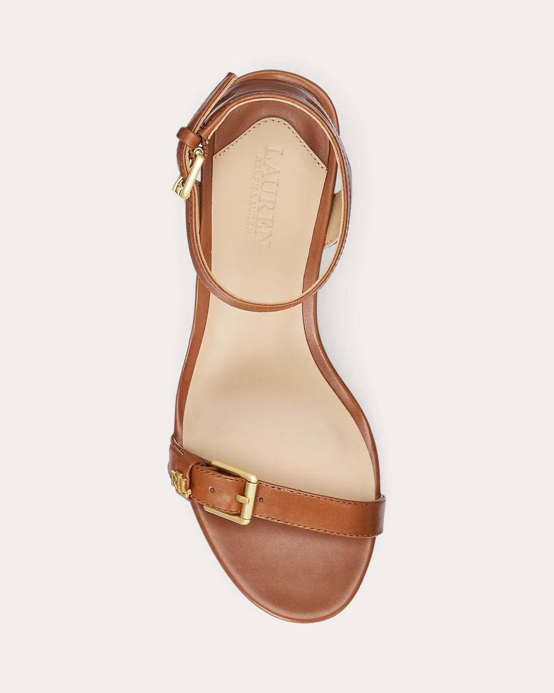 Ralph Lauren Melissah Calfskin Platform Sandal