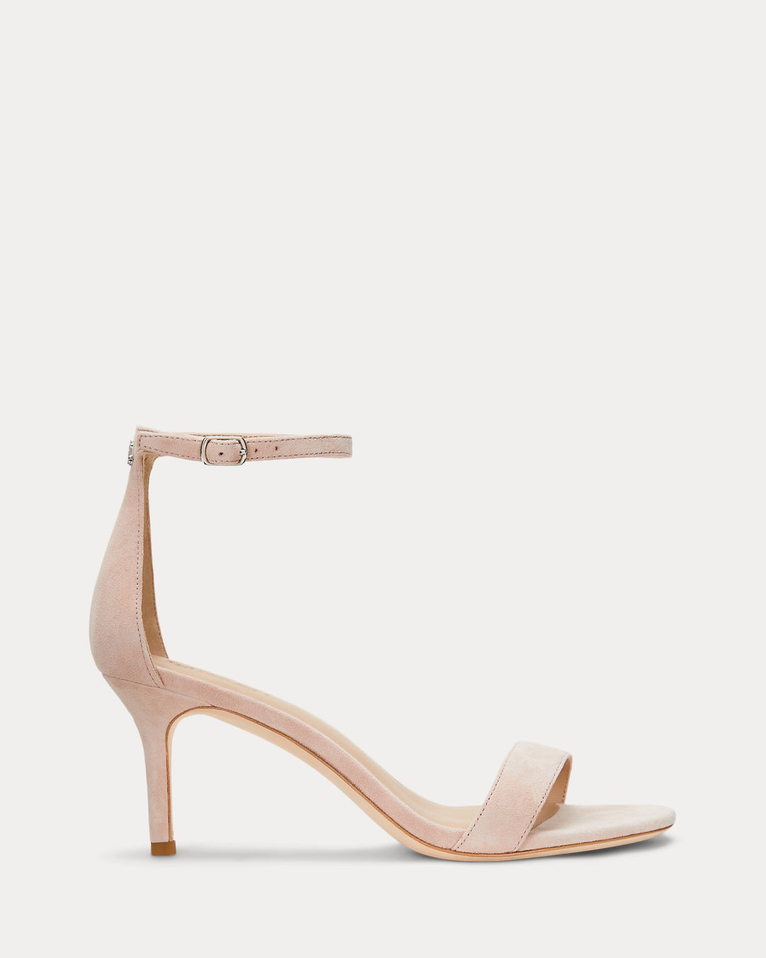 Ralph Lauren Allie Mid-Heel Suede Sandal