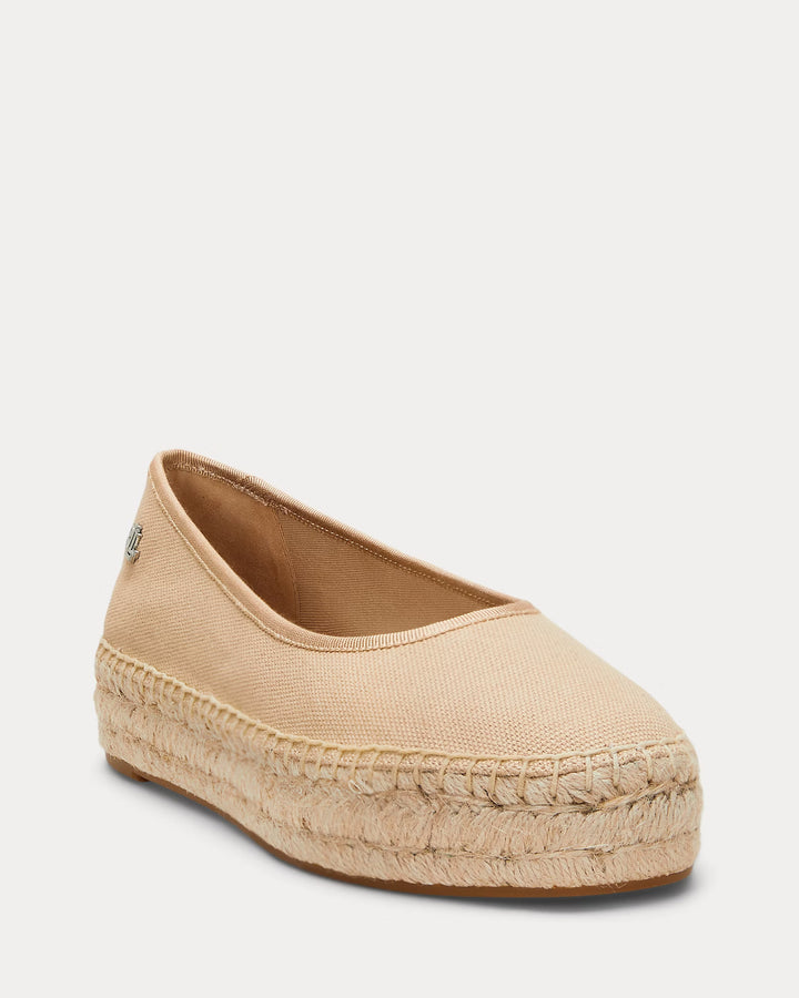 Ralph Lauren Luize Canvas Ballet Espadrille