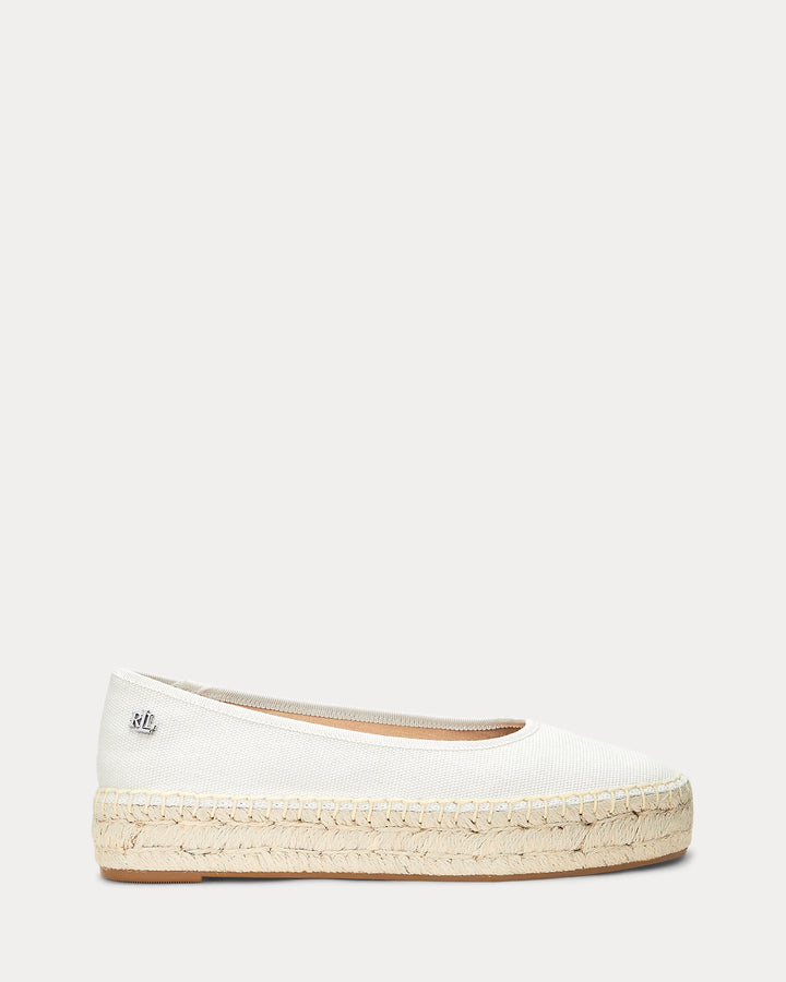 Ralph Lauren Luize Canvas Ballet Espadrille