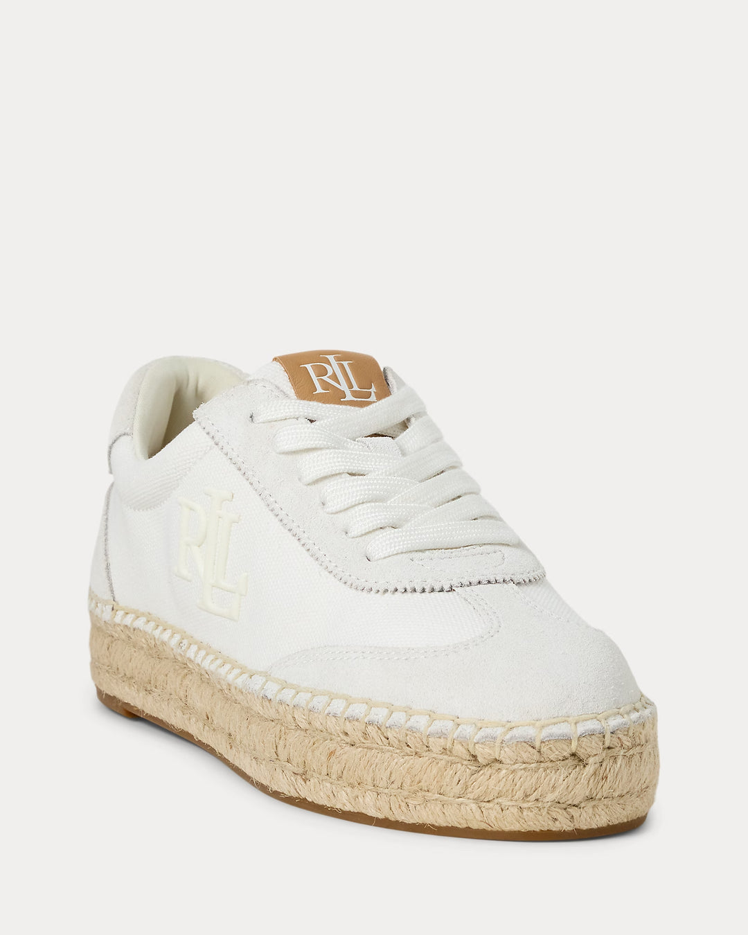Ralph Lauren Luize Canvas & Suede Espadrille Sneaker