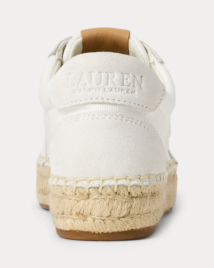 Ralph Lauren Luize Canvas & Suede Espadrille Sneaker