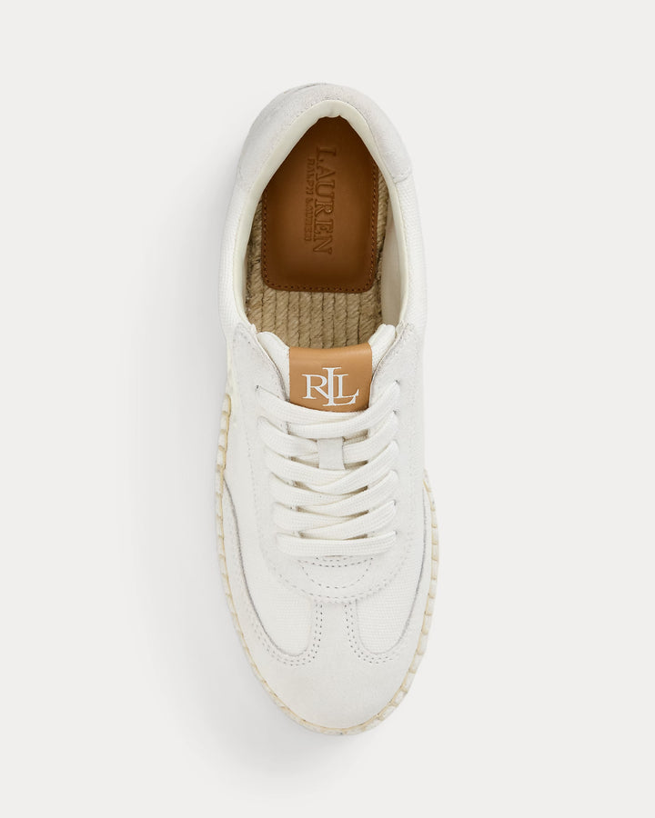 Ralph Lauren Luize Canvas & Suede Espadrille Sneaker