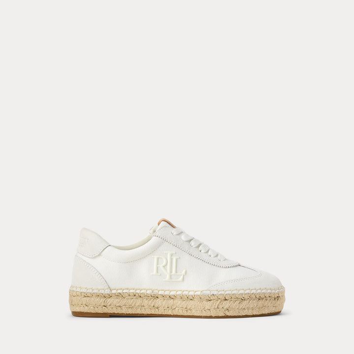 Ralph Lauren Luize Canvas & Suede Espadrille Sneaker