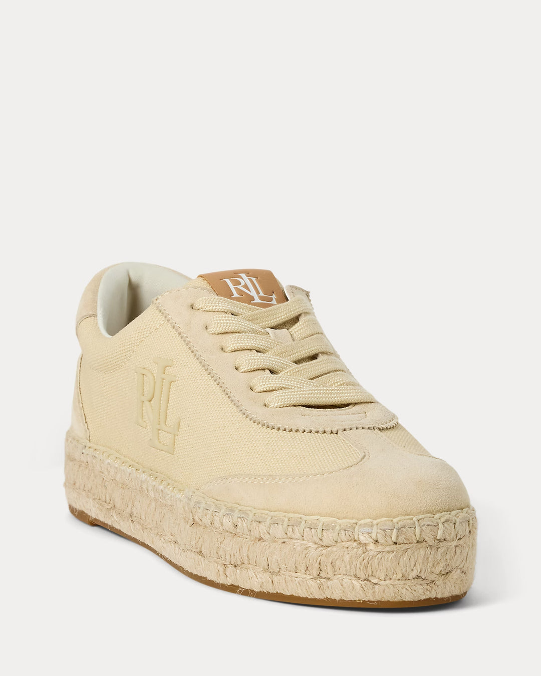 Ralph Lauren Luize Canvas & Suede Espadrille Sneaker