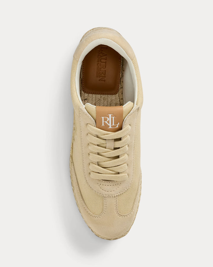Ralph Lauren Luize Canvas & Suede Espadrille Sneaker
