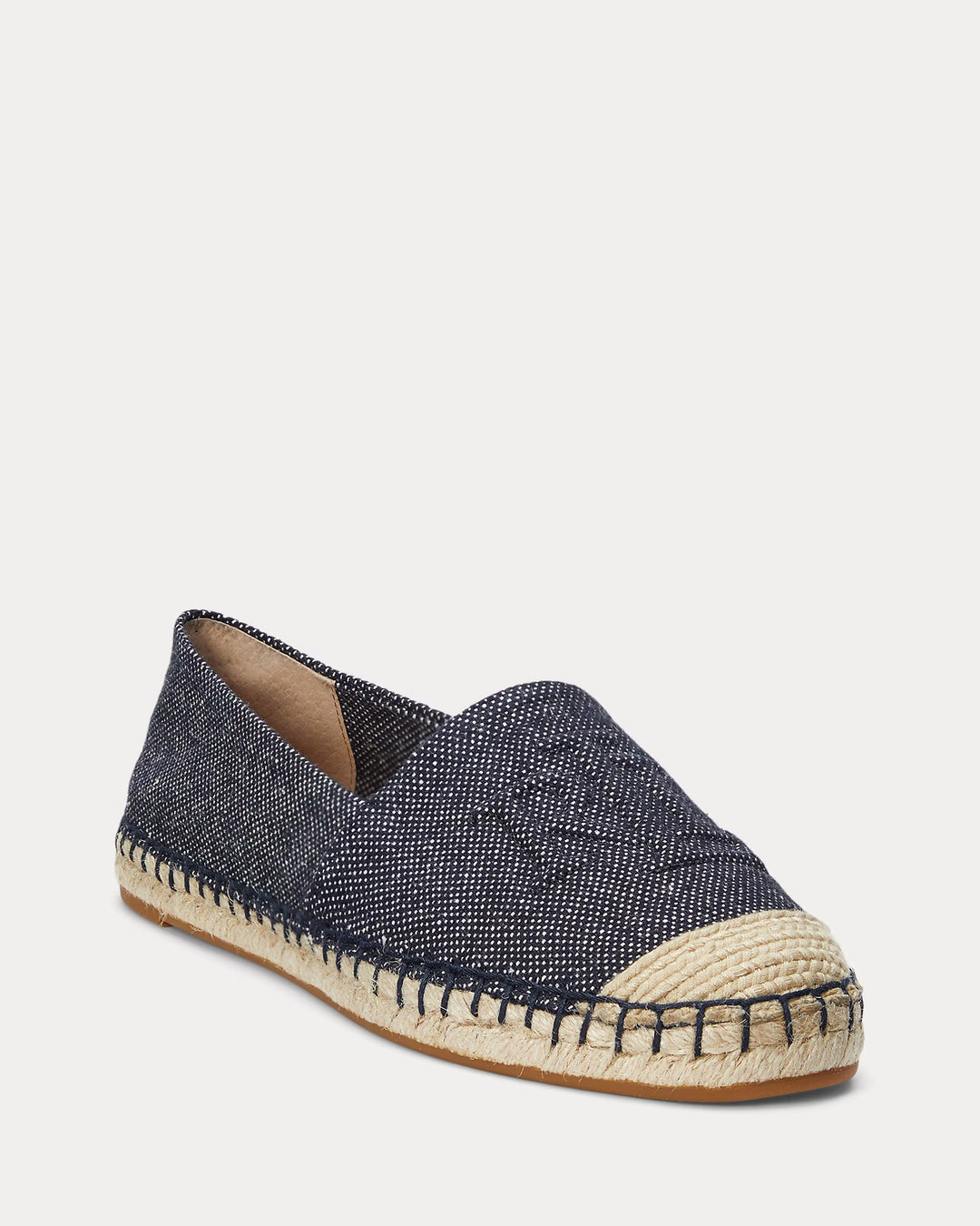 Ralph Lauren Cameryn Cross-Dyed Canvas Espadrille