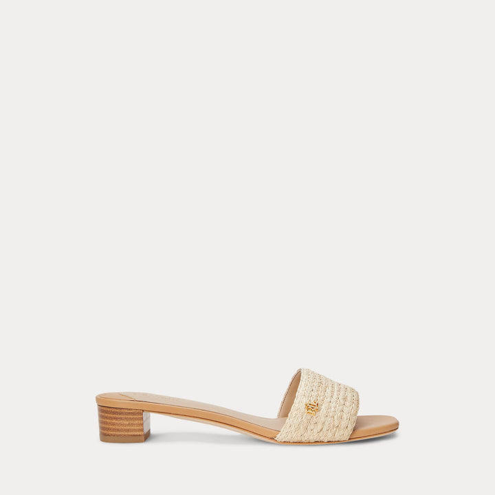 Ralph Lauren Fay Braided Raffia Sandal