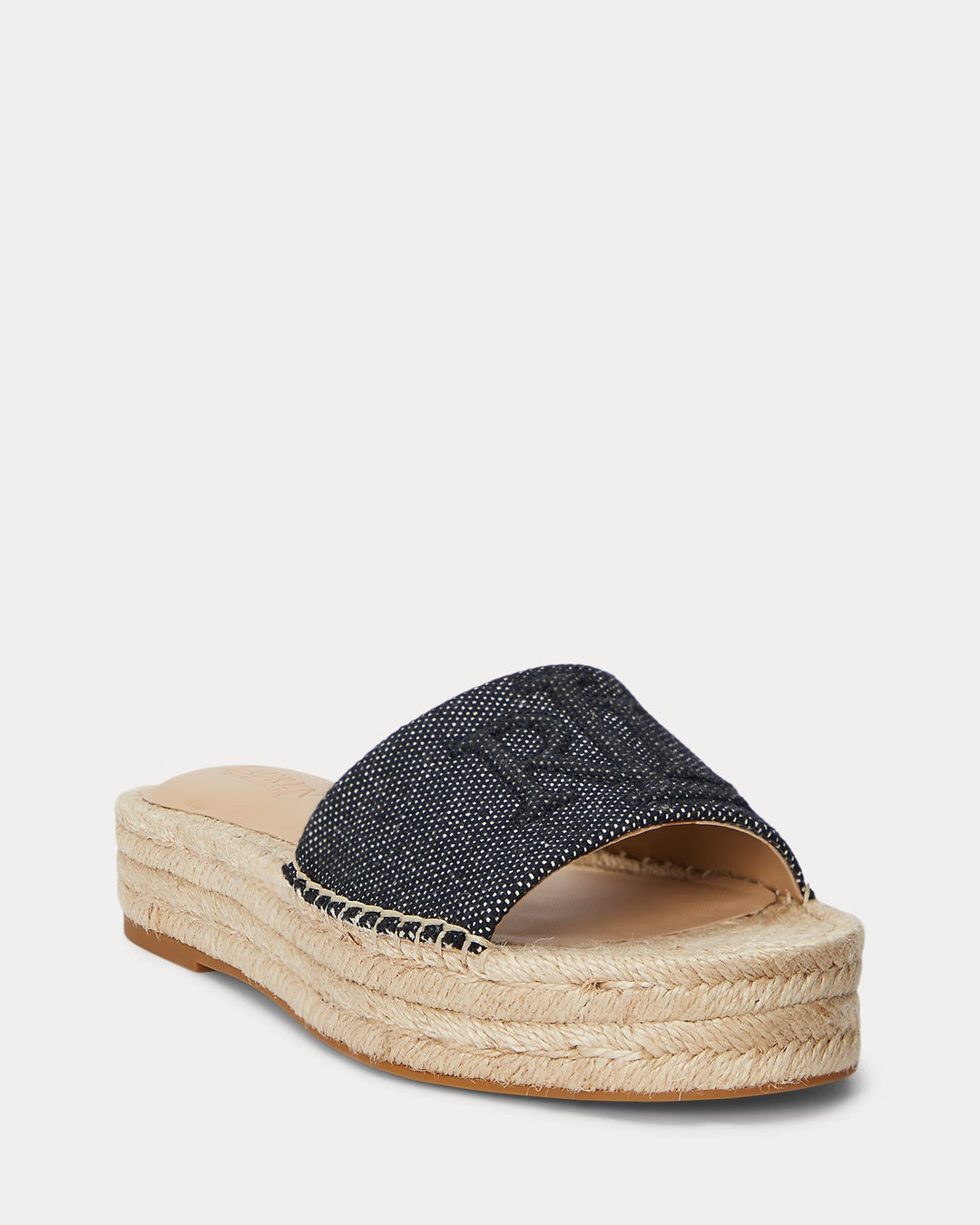 Ralph Lauren Polly Cross-Dyed Canvas Espadrille