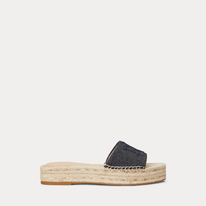 Ralph Lauren Polly Cross-Dyed Canvas Espadrille