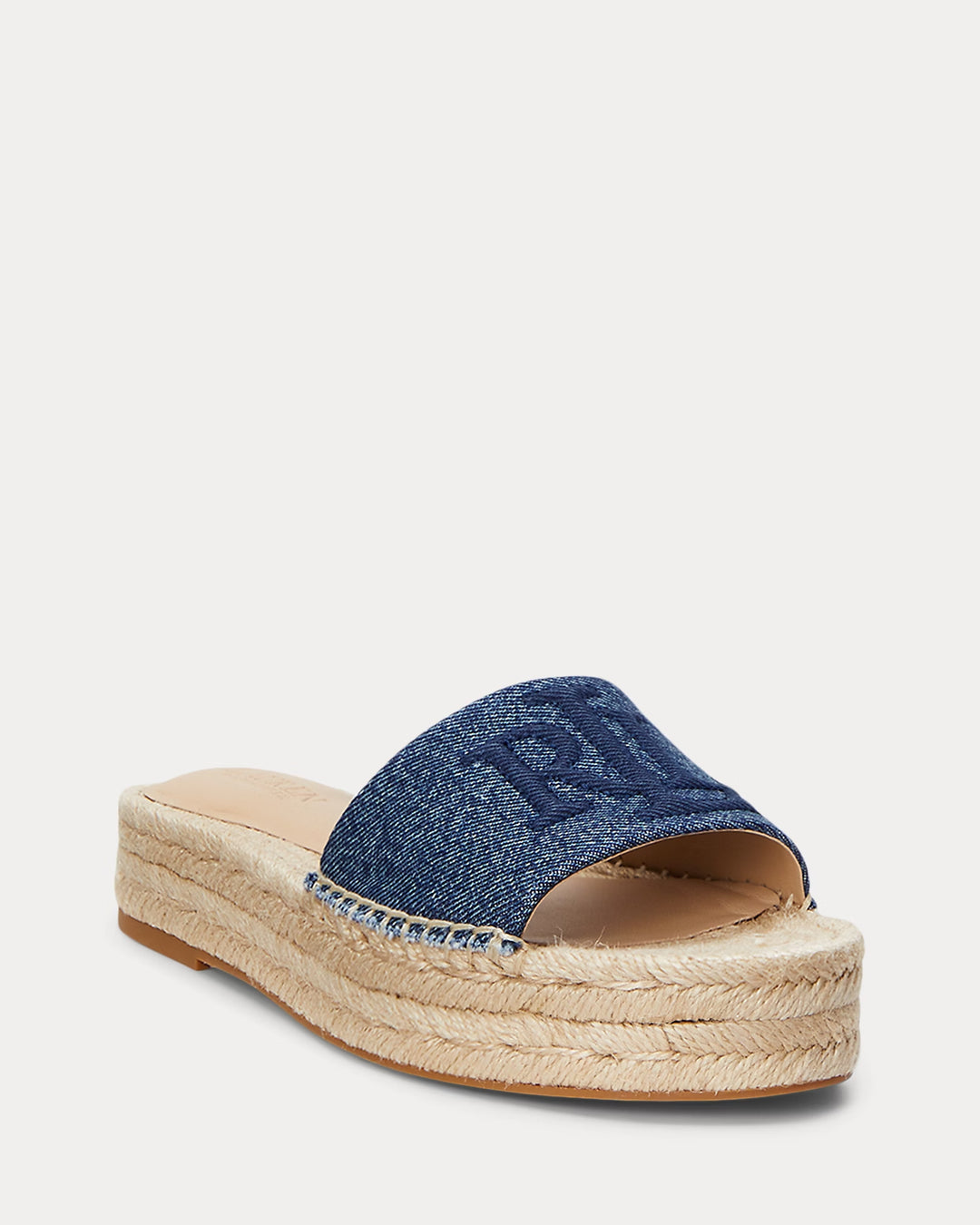 Ralph Lauren Polly Washed Denim Espadrille