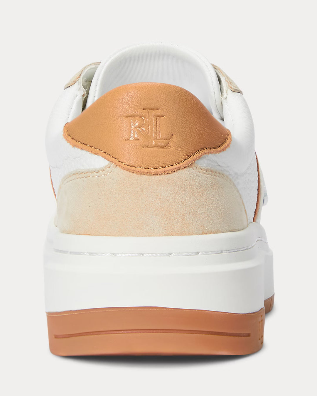 Ralph Lauren Harlie Color-Blocked Leather Sneaker