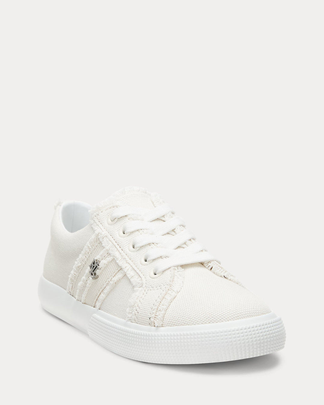 Ralph Lauren Janson Frayed Canvas Sneaker