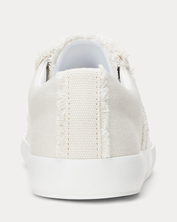 Ralph Lauren Janson Frayed Canvas Sneaker