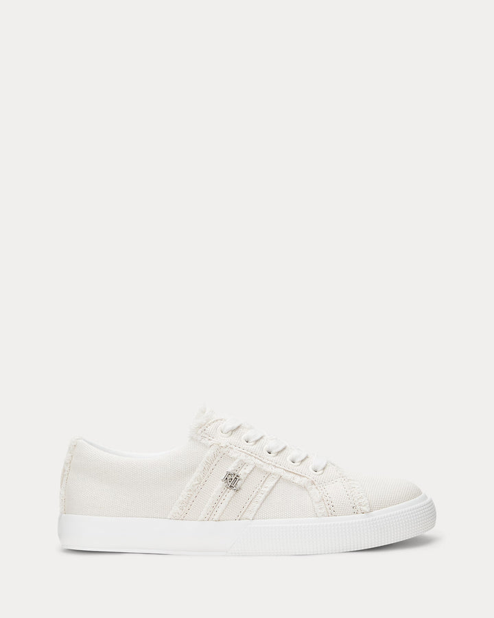 Ralph Lauren Janson Frayed Canvas Sneaker