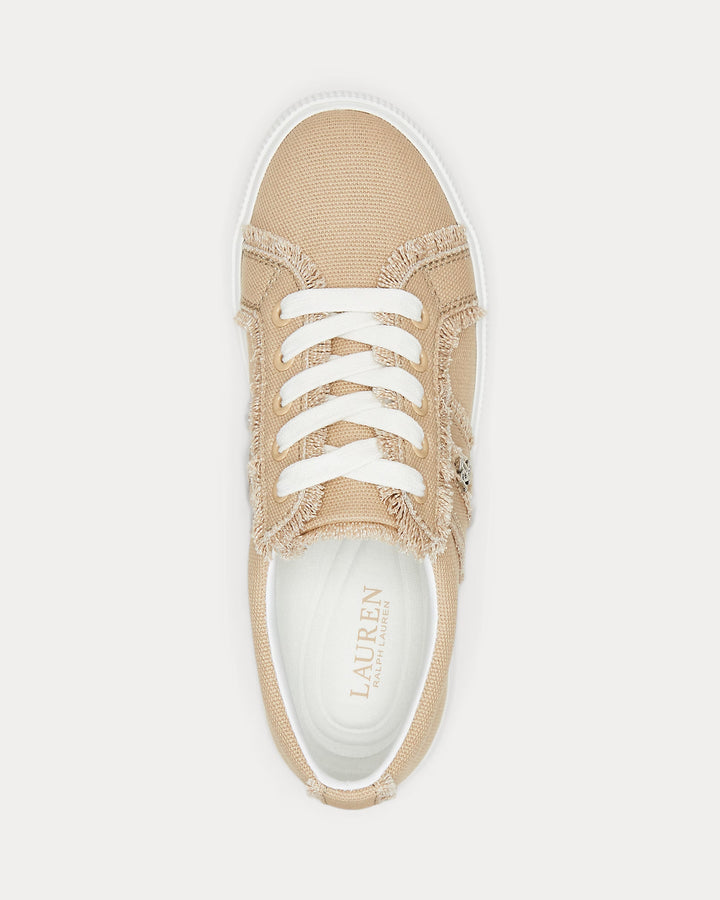 Ralph Lauren Janson Frayed Canvas Sneaker