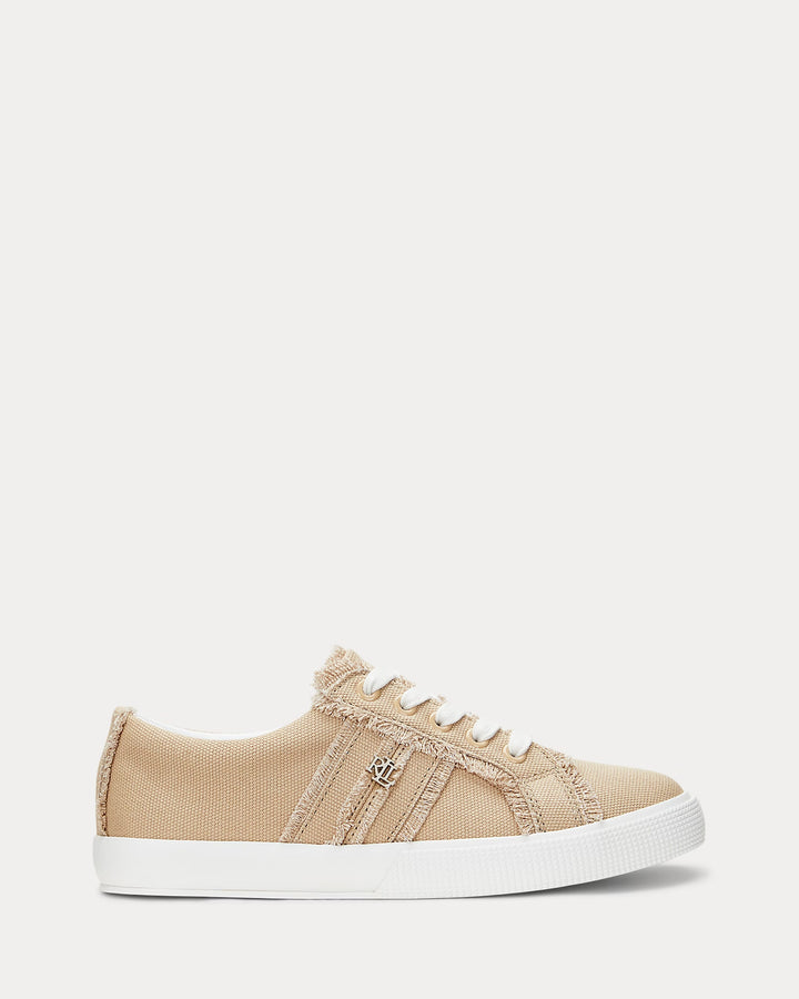 Ralph Lauren Janson Frayed Canvas Sneaker